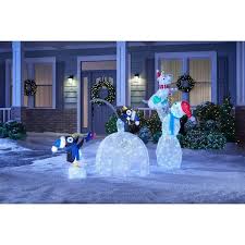 Light Icicle Shimmer Led Snowman