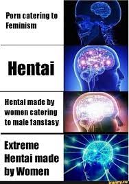 Porn catering to Feminism Hentai made by women catering to male fanstasy  Extreme Hentai made E by Women 