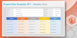 ppt project plan template project