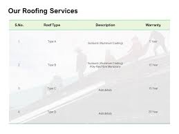 Our Roofing Services Ppt Powerpoint Presentation Pictures