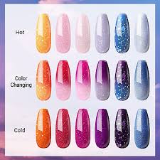 color changing gel nail polish set