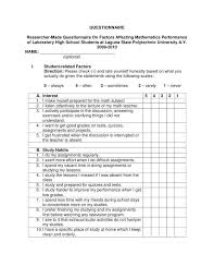 Example papers on qualitative and quantitative subjects may offer insight on what to write. Example Survey Questionnaire For Qualitative Research Sample Paper Hudsonradc