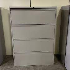 haworth 4 drawer lateral file office