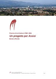 Un progetto per Assisi