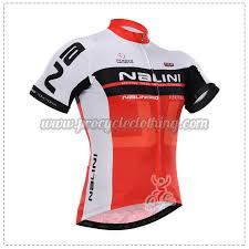 2015 Team Nalini Pro Bicycle Apparel Riding Jersey Red White