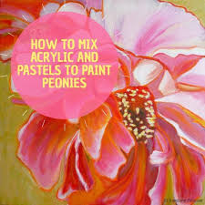 flower painting tutorial with acrylic