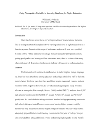 a study of the use of nonacademic factors in holistic undergraduate a study of the use of nonacademic factors in holistic undergraduate admissions reviews don hossler request pdf