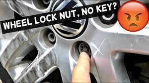 HOW TO REMOVE A WHEEL LOCK NUT WITHOUT A KEY WHEEL | LOCK BOLT REMOVING -  YouTube