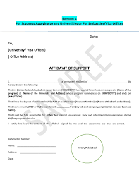 Notary acknowledgment canadian notary block example / 32. Sample Letter Of Financial Support For Student Visa Application Letter