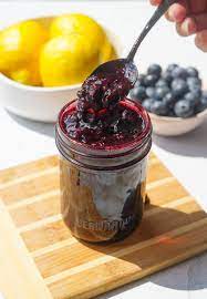 healthy blueberry jam without pectin