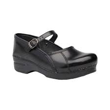 Womens Dansko Marcelle Mary Jane Size 37 R Black Cabrio Leather