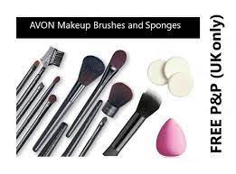 avon cosmetic brushes sponges new