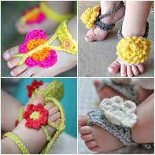 15 cute crochet baby sandals begging to