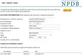 On american express cards it is a 4 digit numeric code. The Npdb How To Maintain Credit Cards
