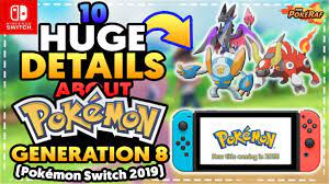 10 NEW HUGE Details About Pokémon's 2019 Core RPG For Nintendo Switch!  (Generation 8) - YouTube