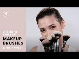 types of makeup brushes their uses