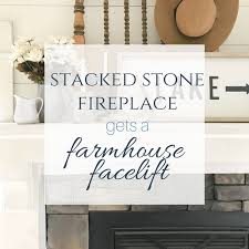 stone fireplace surround gets a