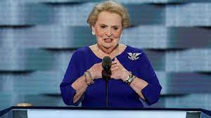 Madeleine Albright, first woman to ...