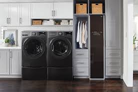 A lot of steps would be saved in the laundry was found in the master closet since that is where most of the laundry goes after dried. Laundry Rooms Take On New Roles Kitchen Bath Design News