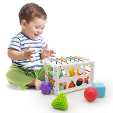 montessori toys shape blocks sorting