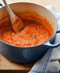 Recipe For Making Spaghetti Sauce With Fresh Tomatoes gambar png