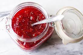 strawberry fig preserves made with