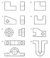 solved sketch oblique drawings of
