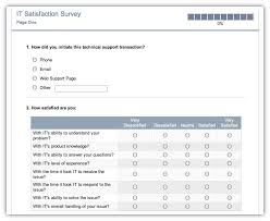 It Satisfaction Survey Under Fontanacountryinn Com