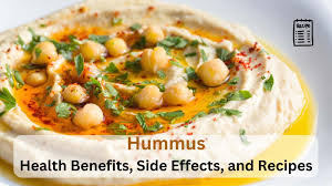 health benefits of hummus side