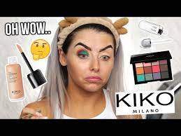 testing new kiko makeup full face of