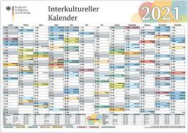 Hinweise zum drucken vom kalender nrw 2021. Interkultureller Kalender Interkultureller Kalender 2021 Kulturshaker De