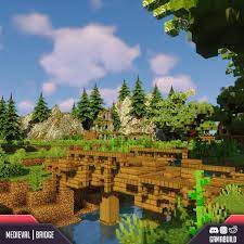 Wooden Bridg Minecraft Decorations