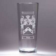 Coat Of Arms Beer Glass Hall Of Names