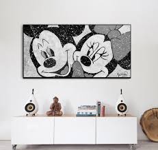 Mickey And Minnie Mouse Art Print