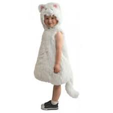 Details About Snowball Kitty Costume Halloween Fancy Dress