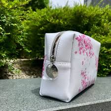 sakura travel makeup pouch