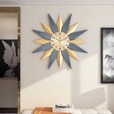 500mm oversized starburst wall clock