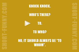 Children aren't that picky when it comes to these hilarious gems. Knock Knock Jokes Short Funny Com