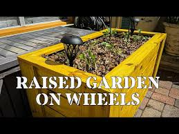 Raised Garden On Wheels