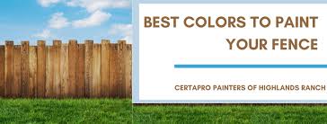 best colors to paint your fence