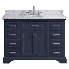 Drawers and cabinets for storage are important things to consider. 48 Inch Vanities Bathroom Vanities Bath The Home Depot