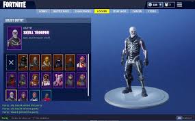If valid, it checks the skins they have and other account stats, such as wins, battle pass level, account level and more and saves them to a csv file. Fortnite Rainbow Skull Trooper Fortnite Fort Bucks Com
