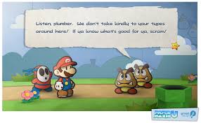     Paper Mario on the Wii  Advertisements