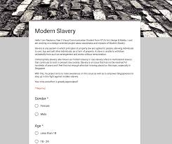 research reuben i wanted to know if modern slavery was a known term and whether they felt that it is a relevant issue regards to singapore