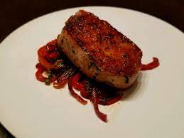 Add the pork chops and turn to coat. I Made Gordon Ramsay S Pork Chop With Sweet And Sour Peppers Cooking