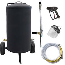 pressure washer sandblaster kit with