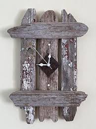 Driftwood Clock Wall Clock Rustic