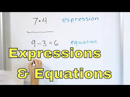 Expressions Equations In Math