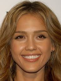 jessica alba s makeup in neutral and bronze