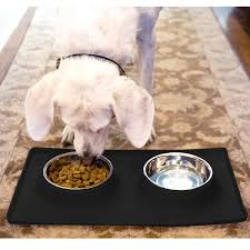Check spelling or type a new query. No Spill Dog Cat Food Water Bowl Silicone Feeding Station Mat And Two Dog Bowls Black 24 Oz Walmart Com Walmart Com